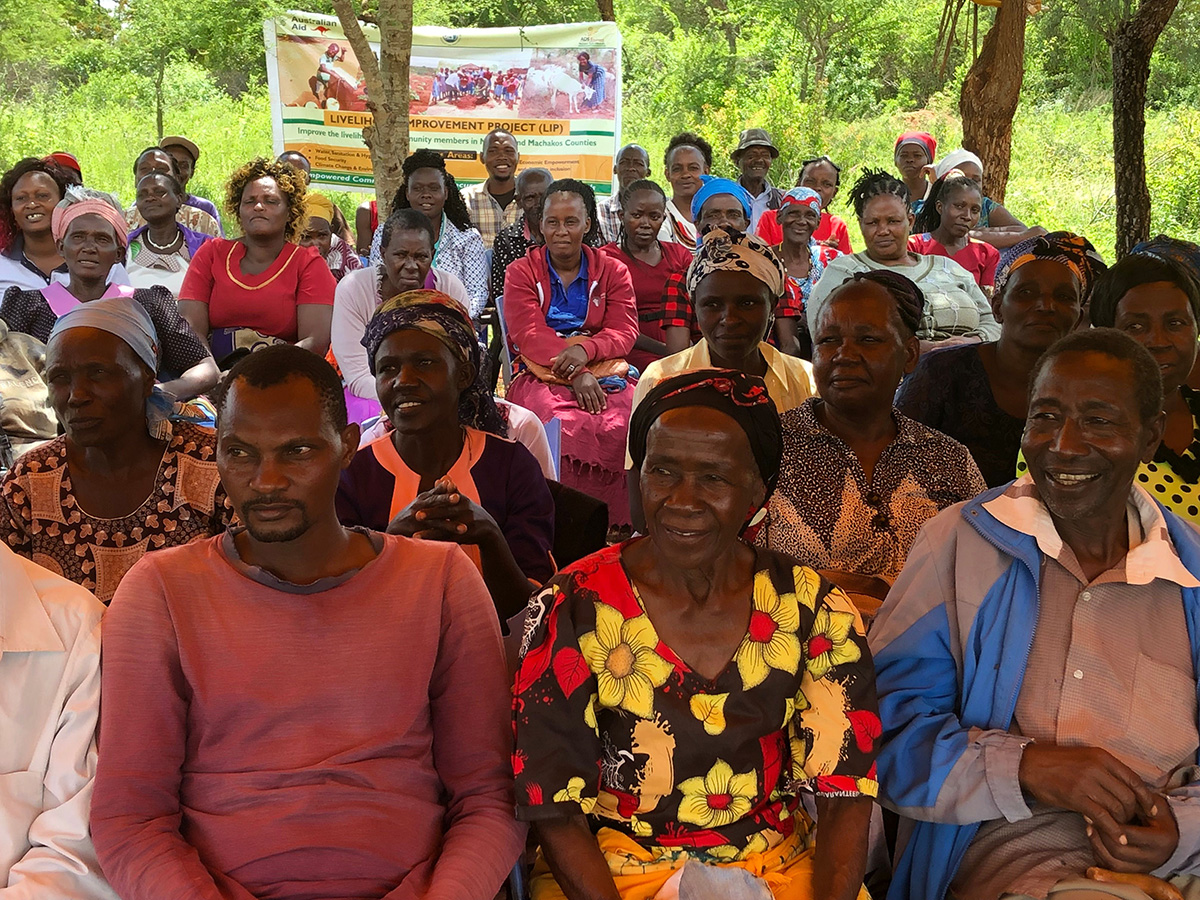These farmers in Kyua are ready to face the future with confidence. © ABM/Julianne Stewart.