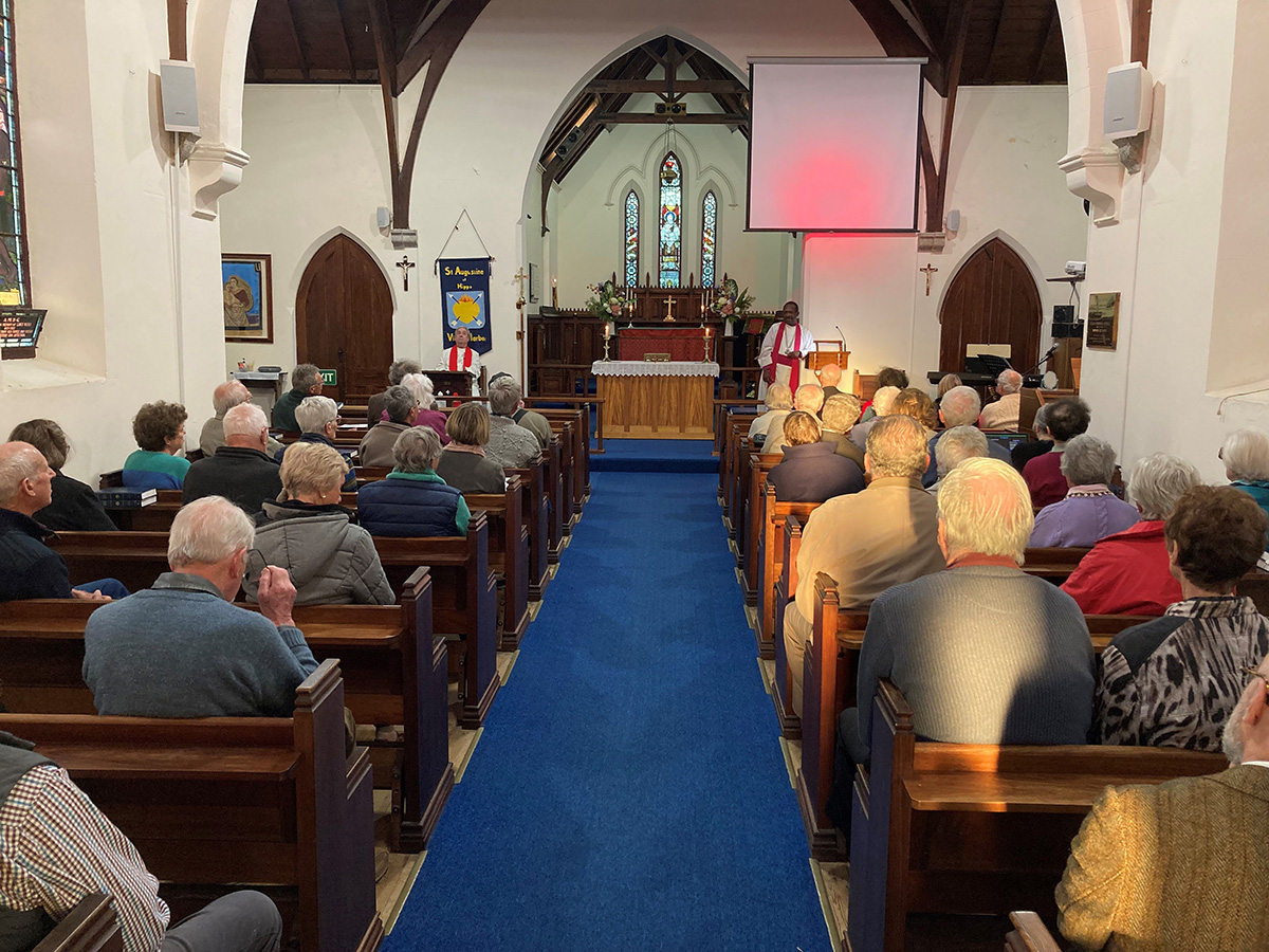 Bishop Reg preaches at the Martyrs Day commemoration at St Augustine’s, Victor Harbour.