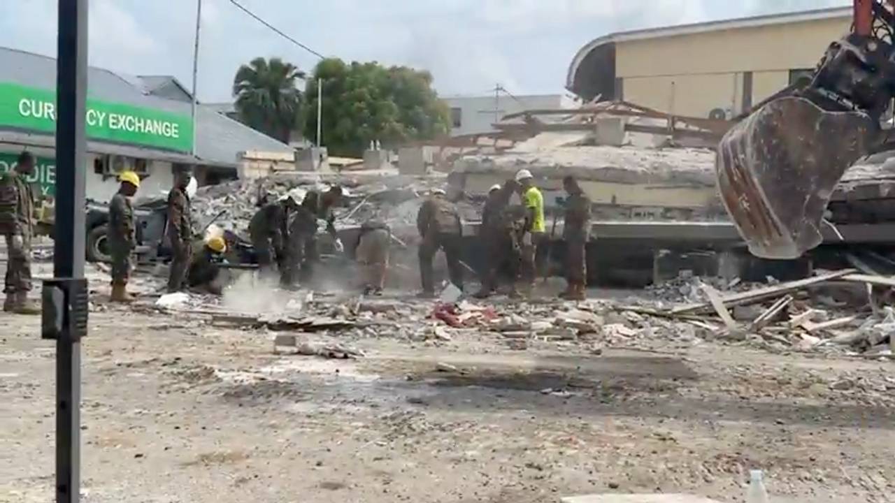 Earthquake damage in Port Vila. © Anglican Church of Melanesia 2024. Used with permission