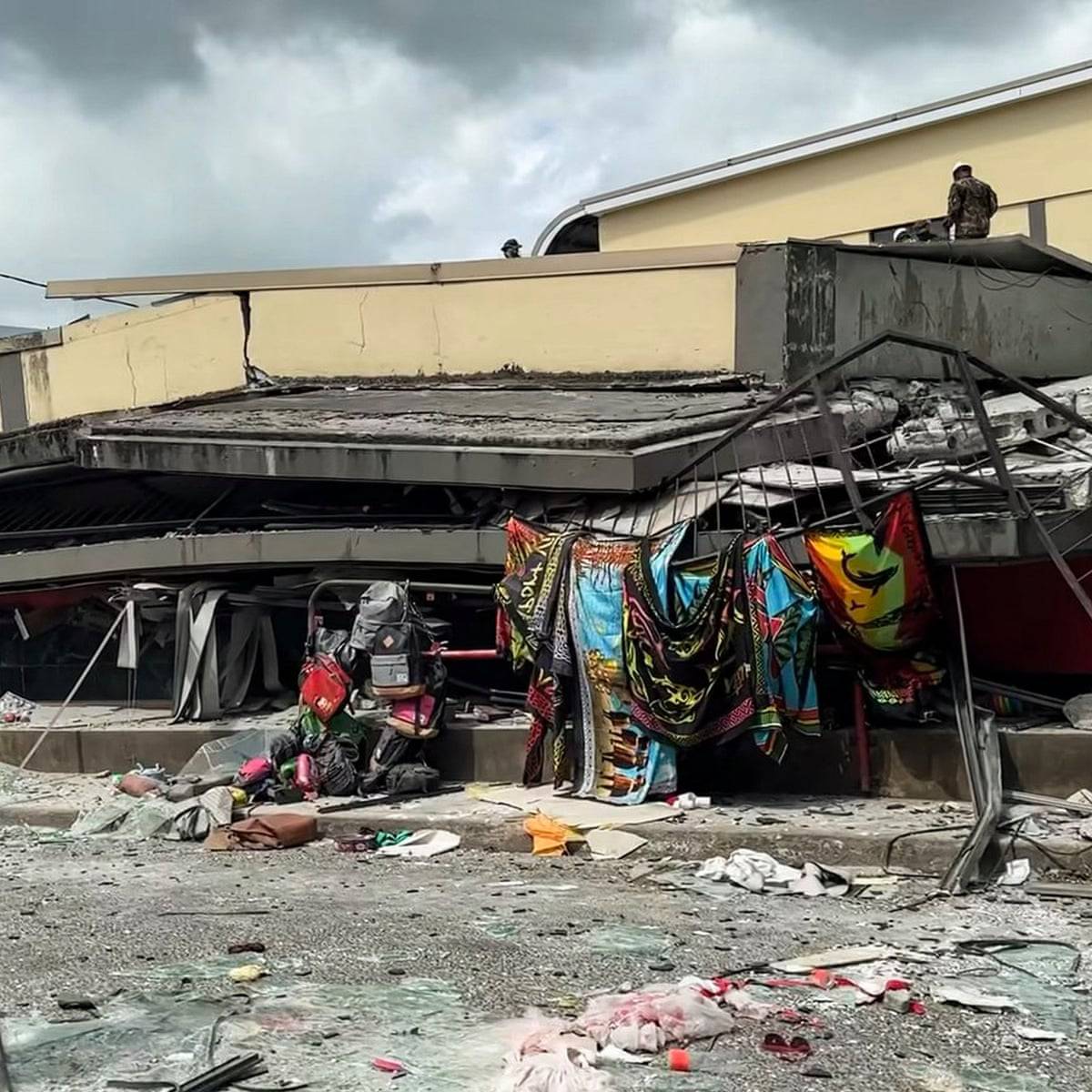 Earthquake damage in Port Vila. © Anglican Church of Melanesia 2024. Used with permission