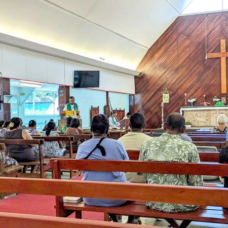 St Alban’s Anglican Church in Yarrabah is the home of Australia’s first Aboriginal Bishop, Arthur Malcolm. © Brad Chapman, ABM