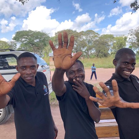 These Gender Action Group members are serious about ending Gender-based Violence. © Julianne Stewart/ABM.