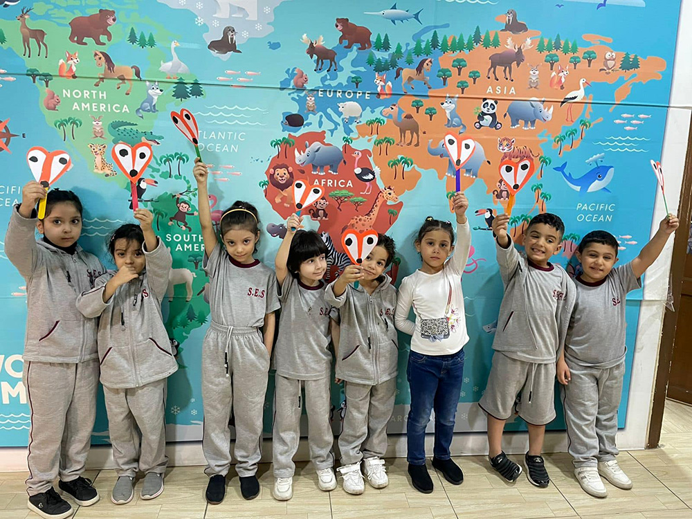 Children, including visually impaired children, attend Saviour Arab Evangelical School in Jordan. © Saviour School. Used with permission.