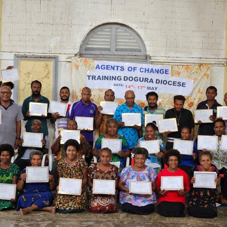 Agents of Change graduates in Dogura Diocese. © ACPNG. Used with permission.