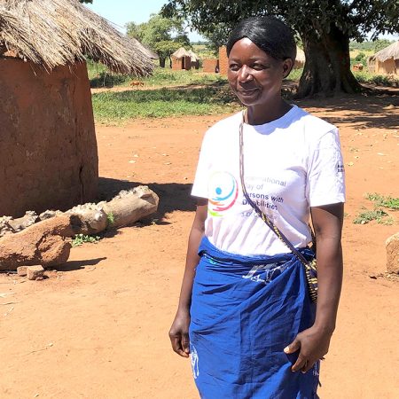 Joyce is a community headwoman whose leadership is key to the success of the gender work in Kalwani, Eastern Diocese. © Julianne Stewart/ABM.