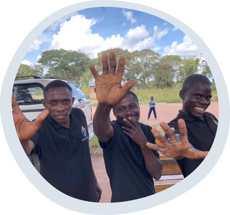 These Gender Action Group members are serious about ending Gender-based Violence. © Julianne Stewart/ABM.