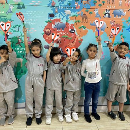 Children, including visually impaired children, attend Saviour Arab Evangelical School in Jordan. © Saviour School. Used with permission.